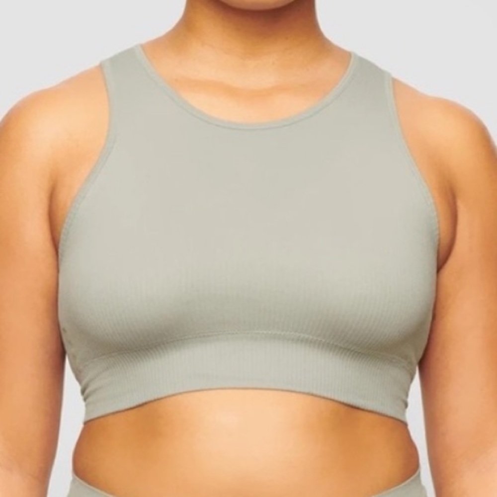 Skims Ribbed Bralette in Sage